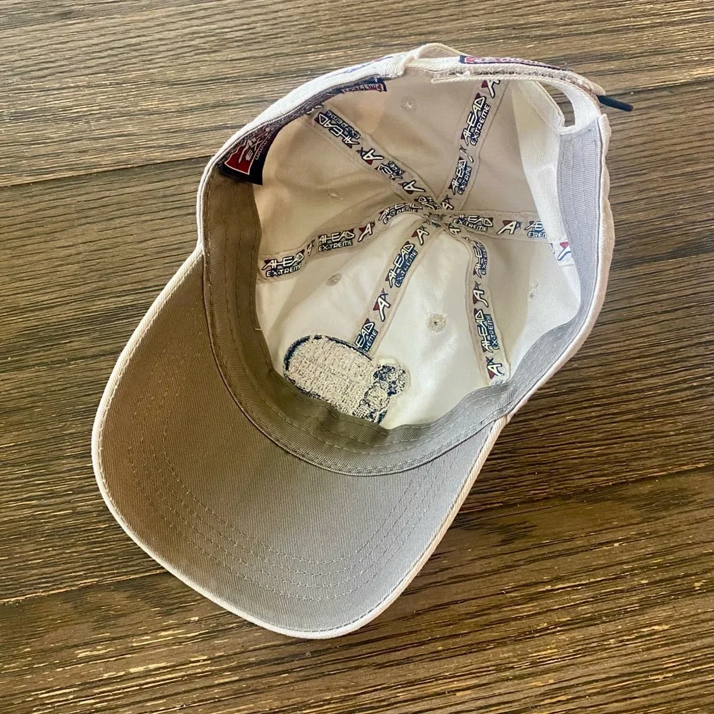 Vintage Alabama Dad Hat Gulf Shores Beach Island Outfitters Unisex Tan Blue Cap